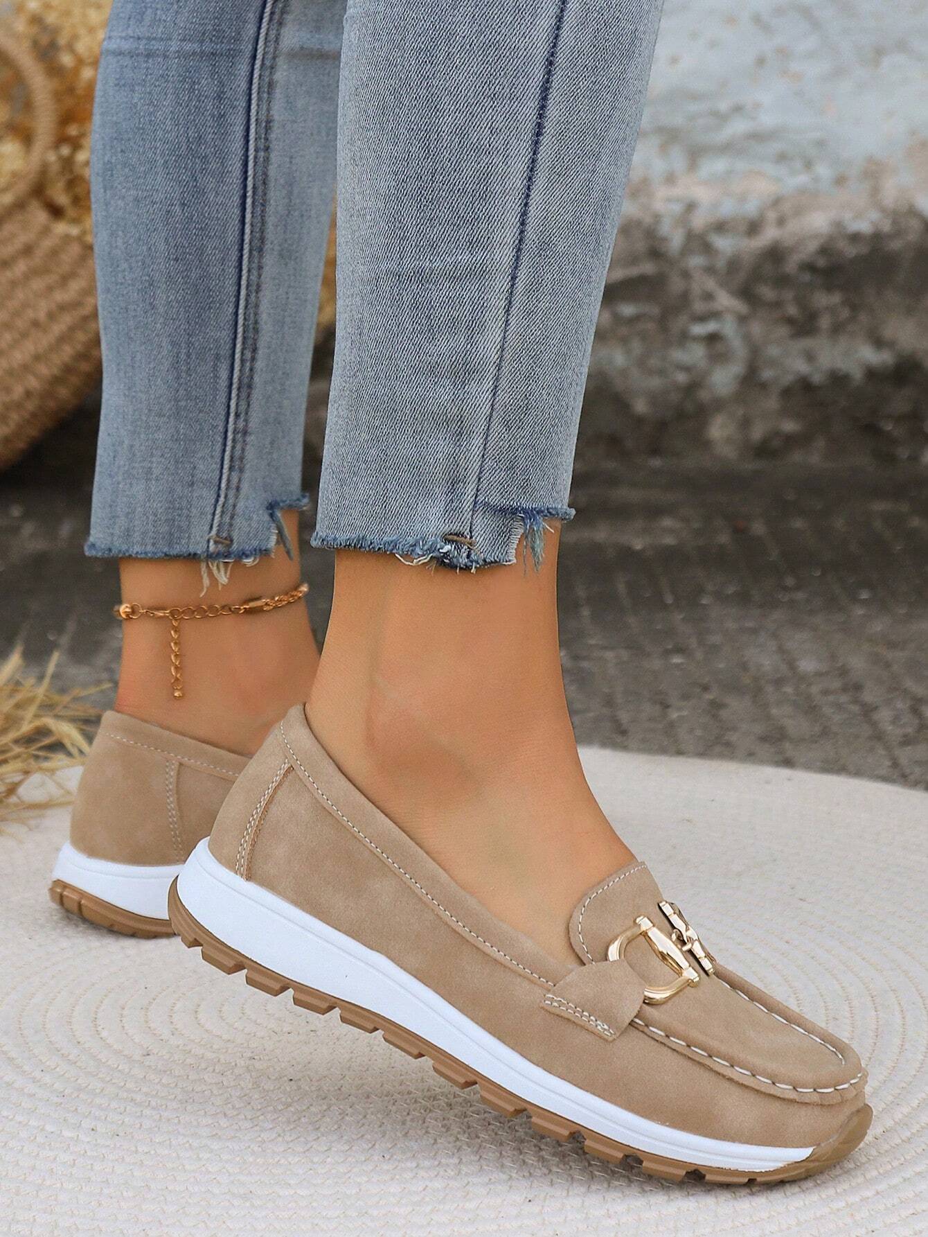Ellie | Flat Buckle Loafers