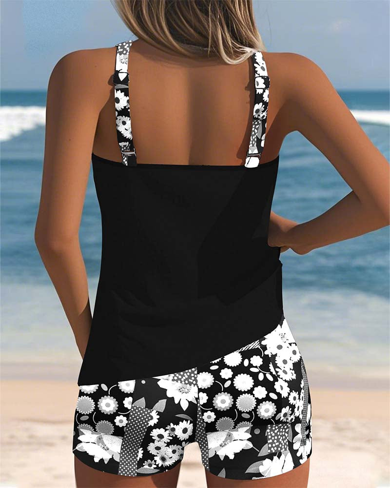 SABRINA | Two-Piece Swimsuit with Comfortable Fit and Floral Beach Style