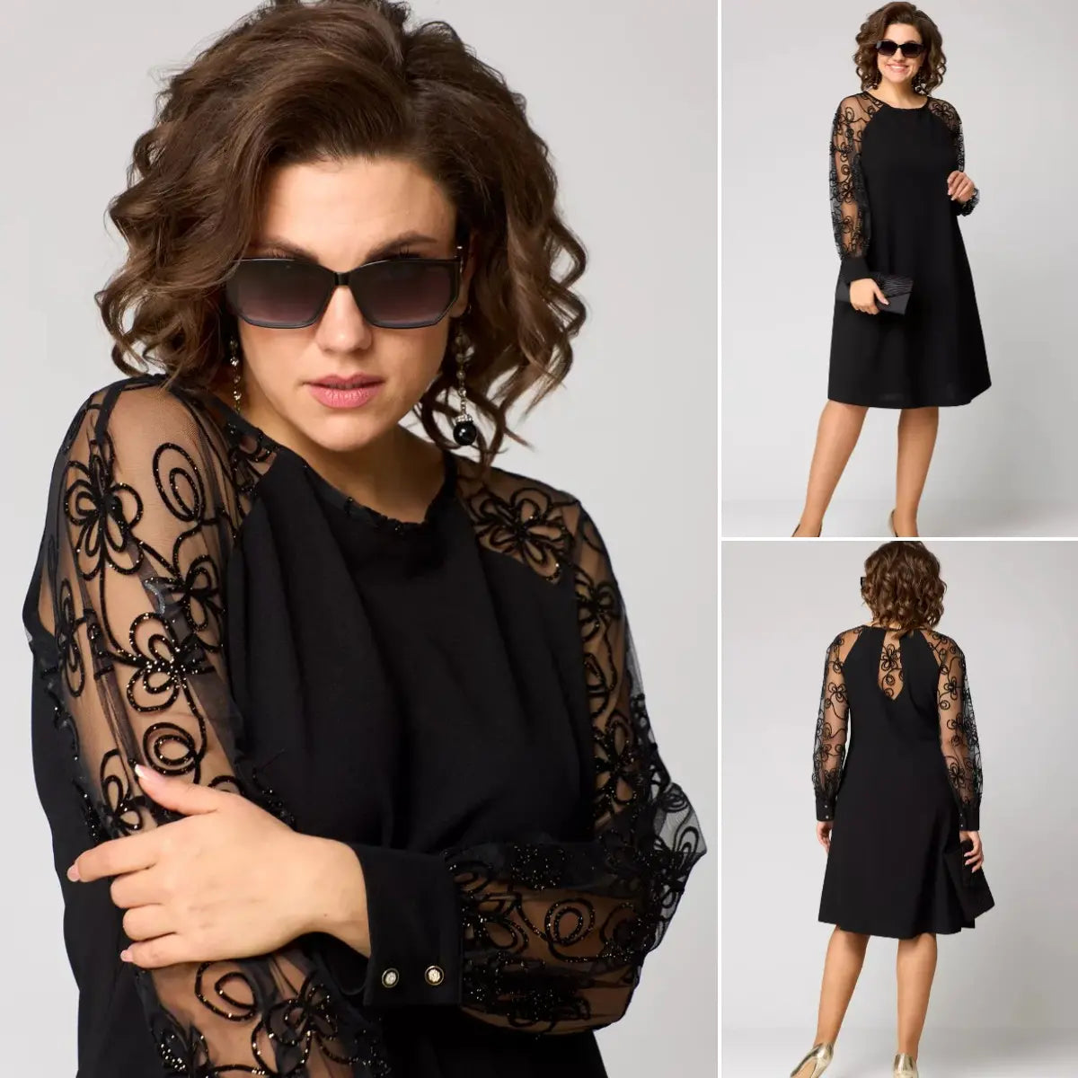Regina | Classic Midi Dress for Special Occasions