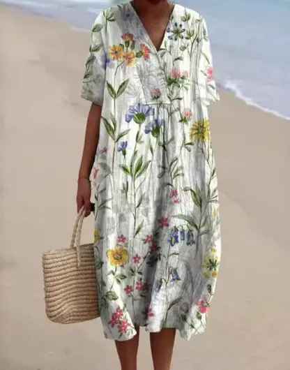 Fenna™ - Summer Breeze Printed Dress
