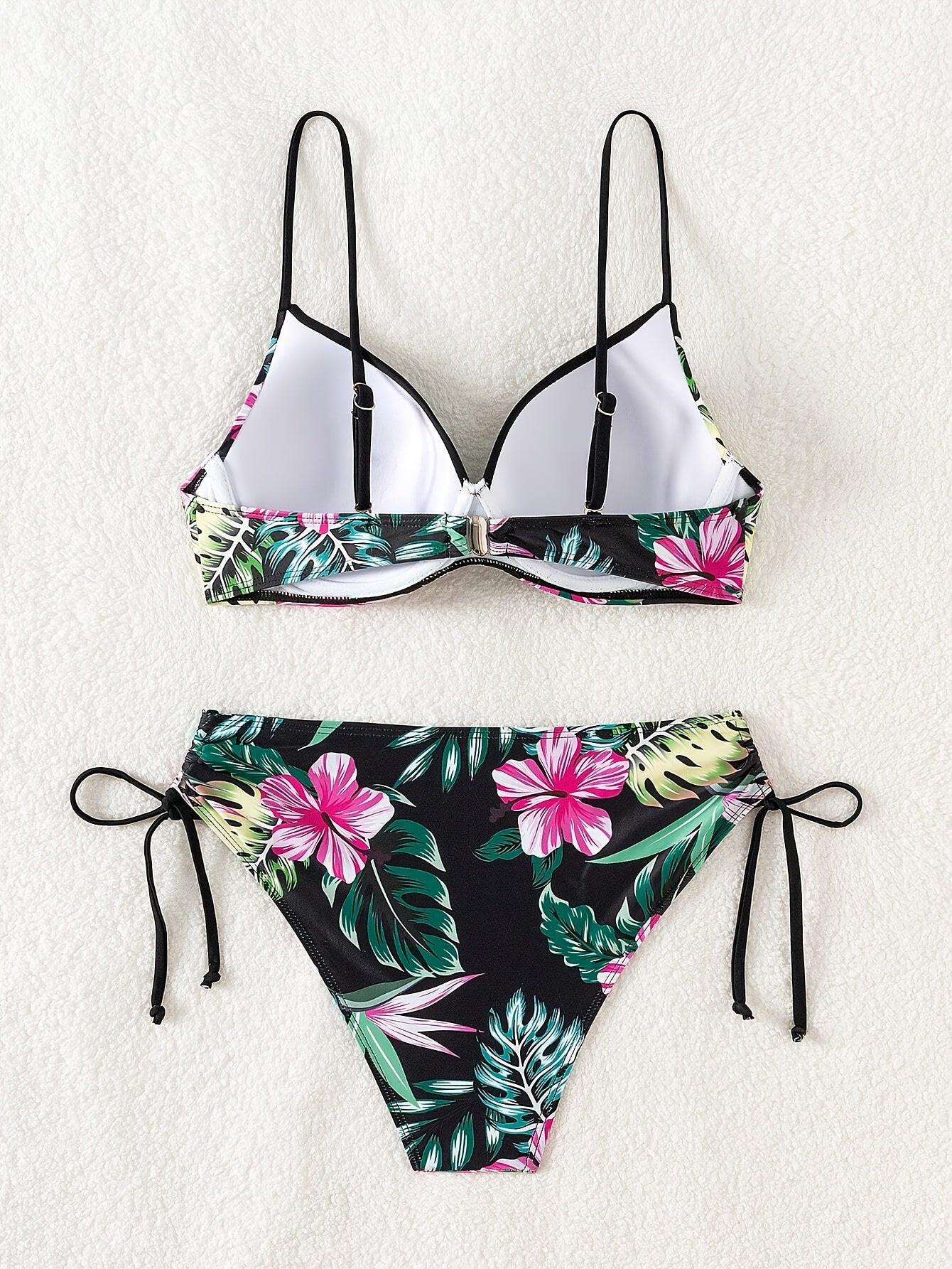 Fiora | Bikini Sculpted with Underwire and Tropical Floral Print for Summer