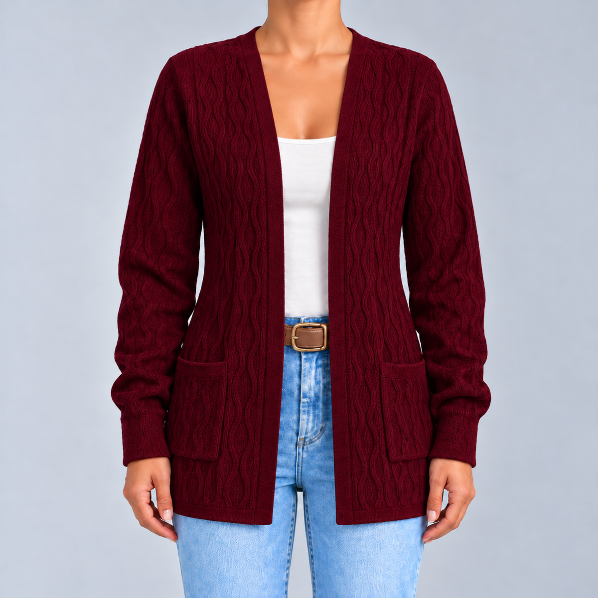 Elisa | Open Cardigan with Pockets