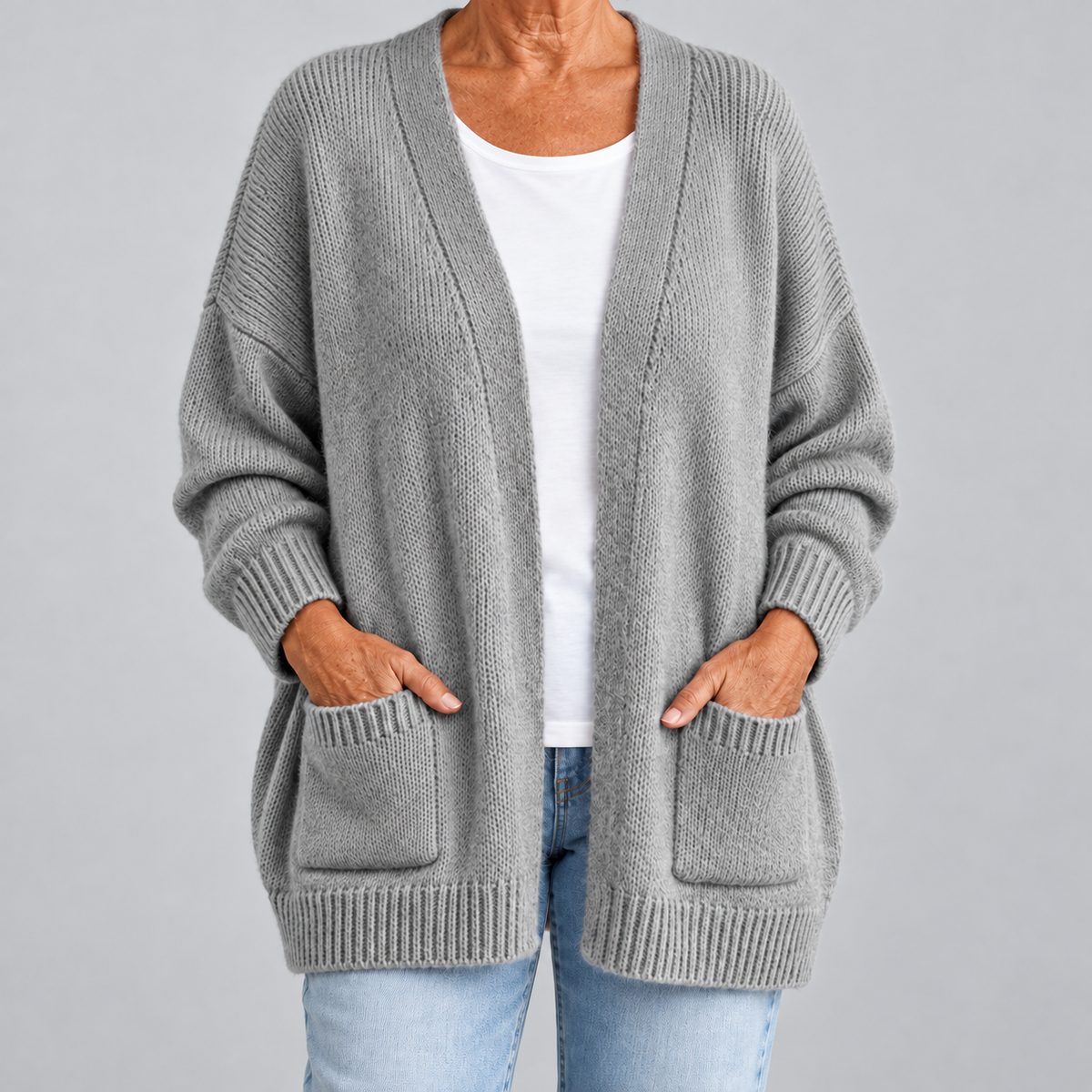Marta | Open Cardigan with Pockets