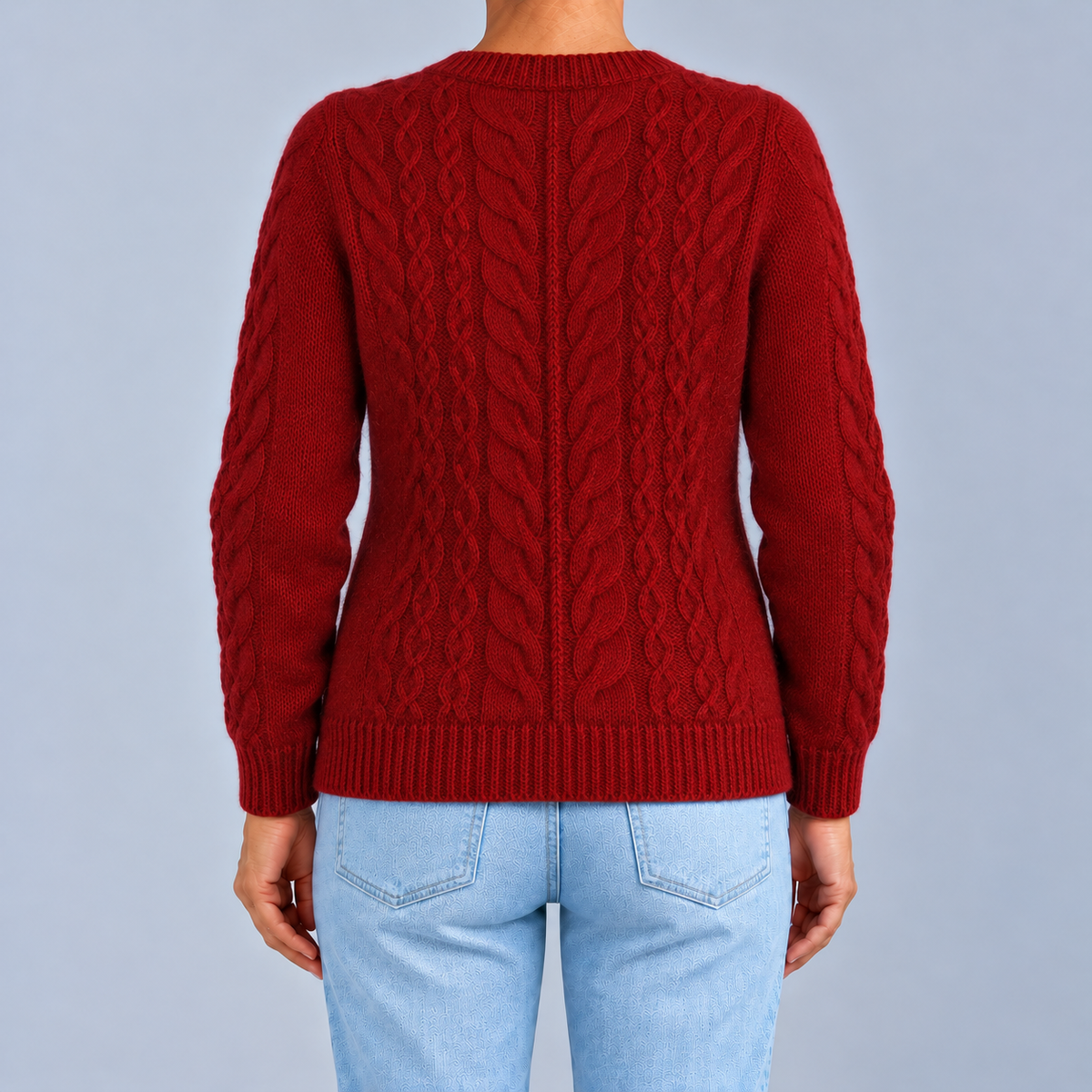 Fiorenza | Cable Knit Cardigan with Pearl Buttons