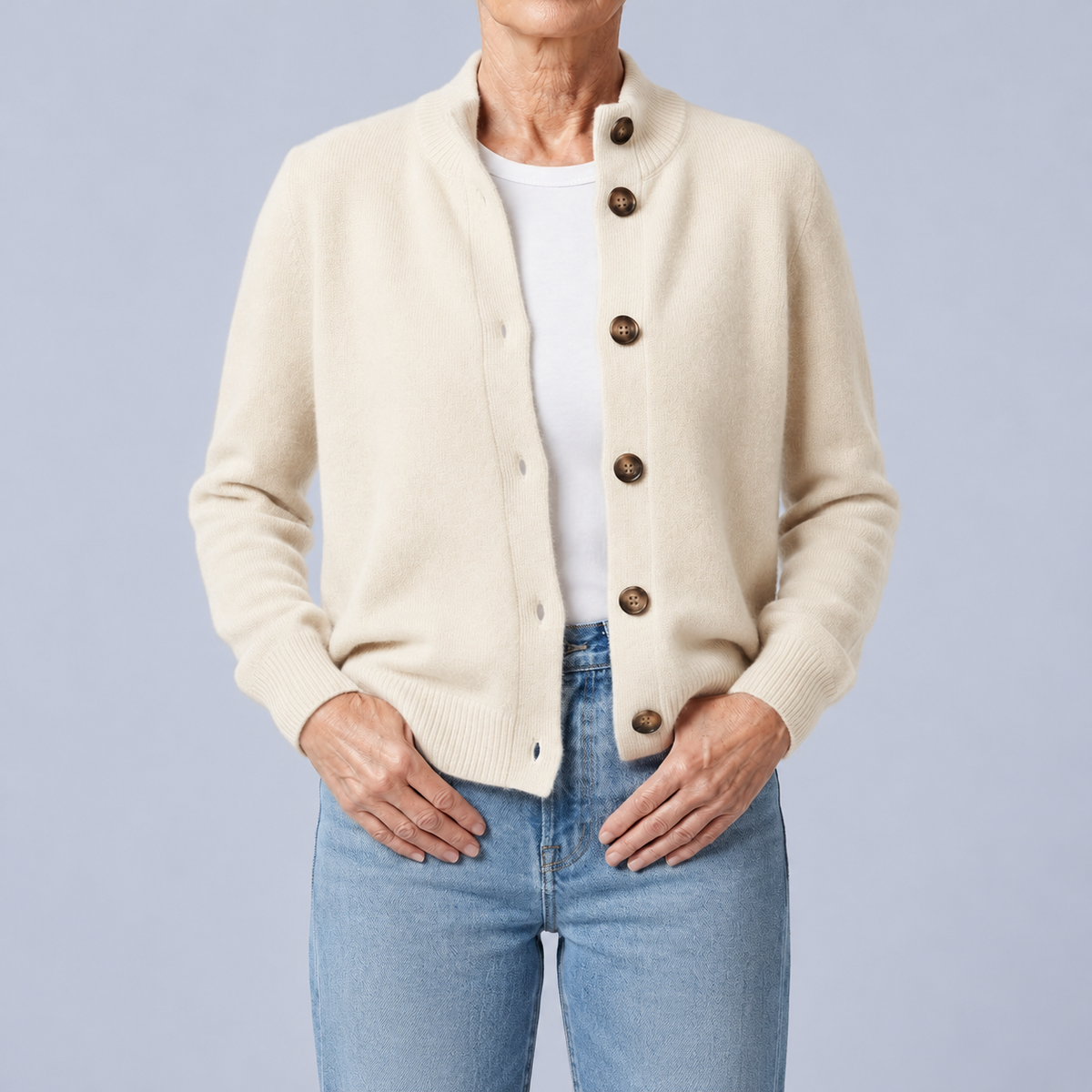 Vittoria | Soft Cardigan with Buttons