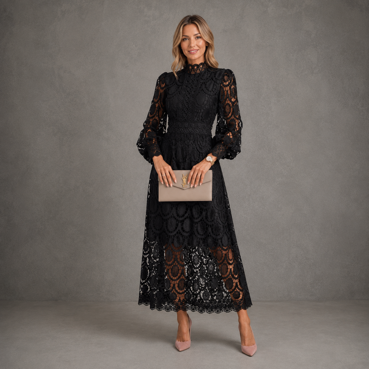 Joanne™ | Elegant Lace Maxi Dress