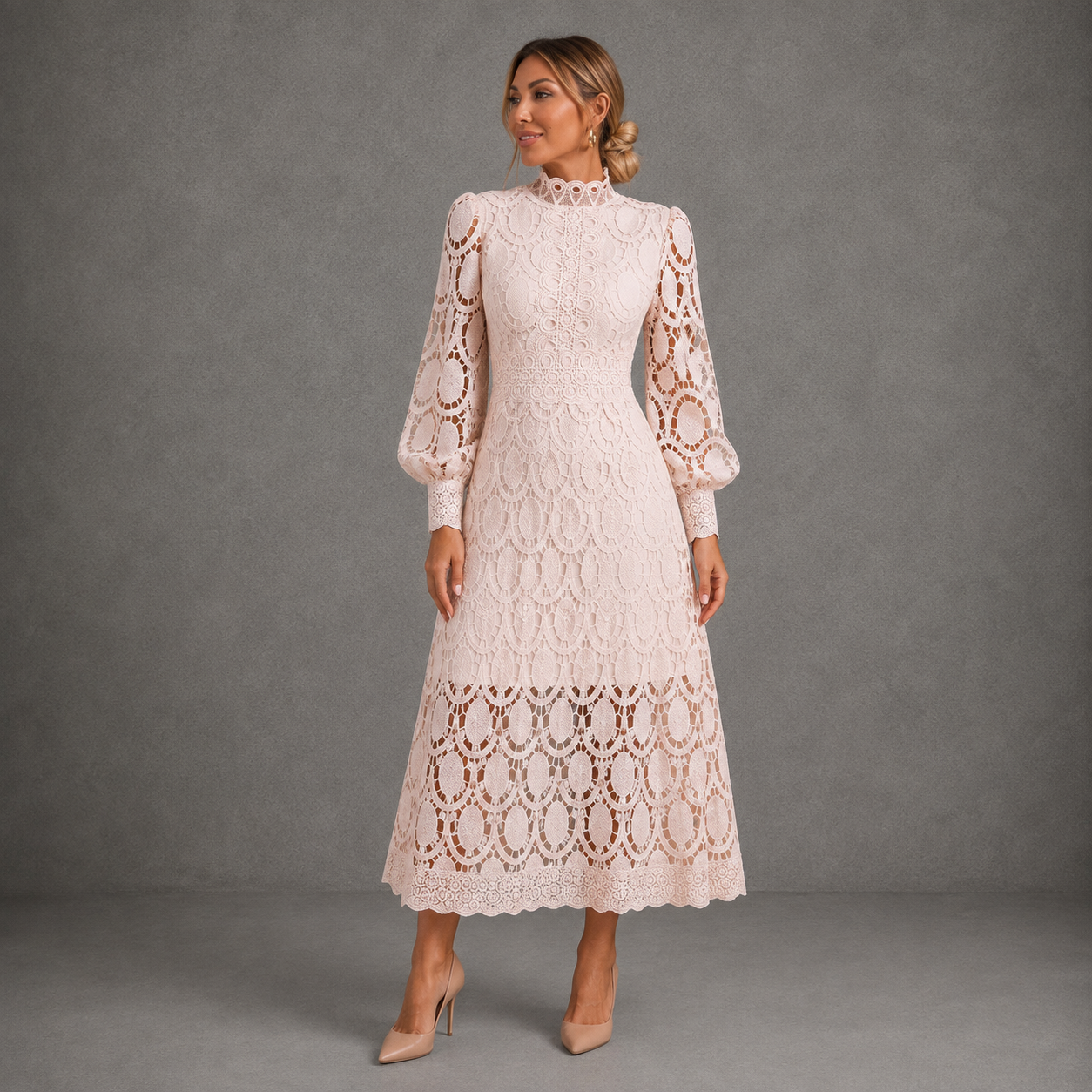 Joanne™ | Elegant Lace Maxi Dress