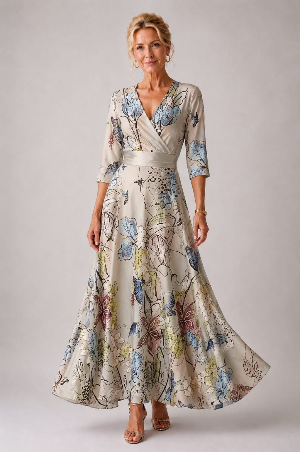 Sabina | Refined Dress with Floral Print