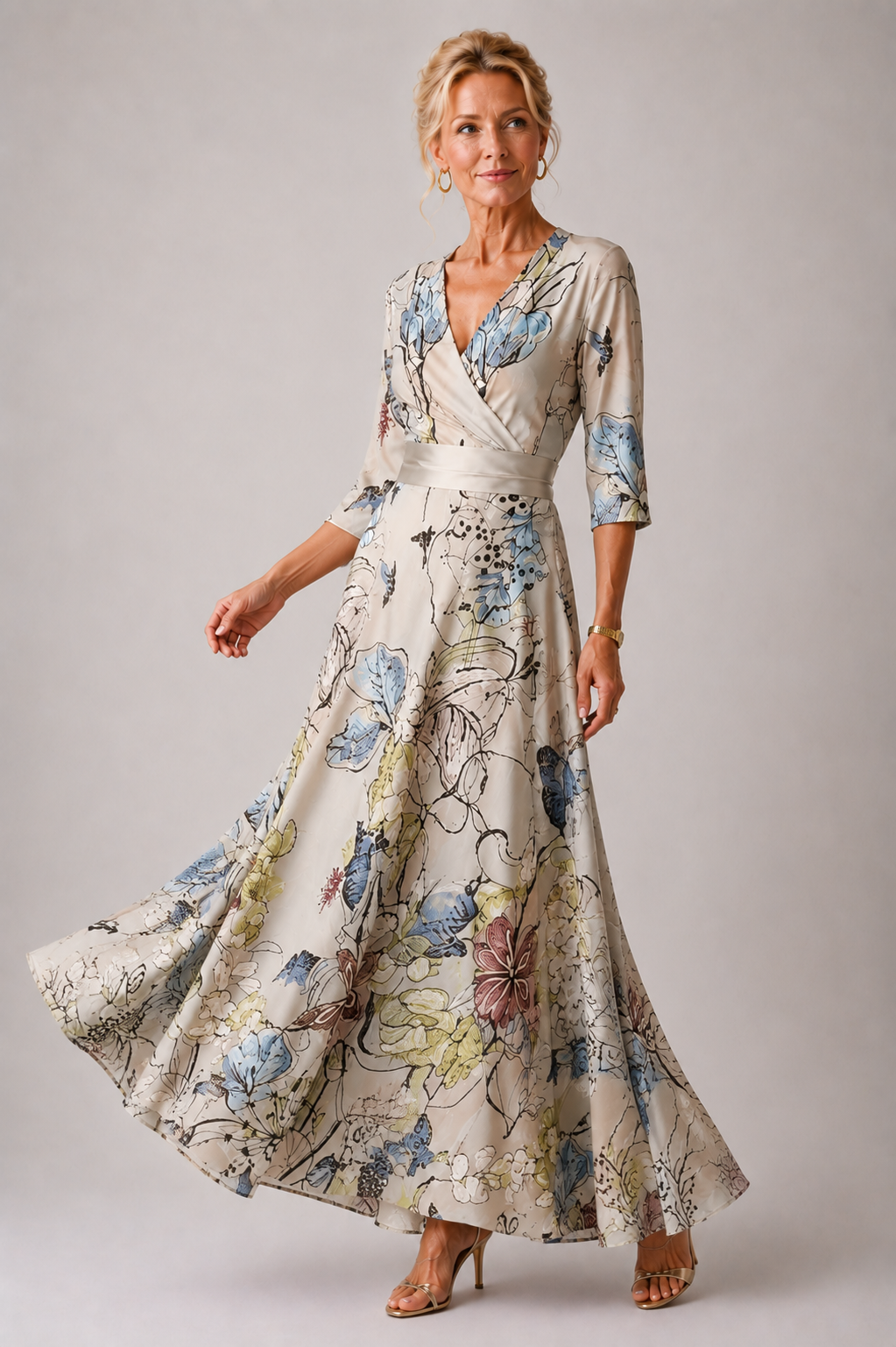 Sabina | Refined Dress with Floral Print