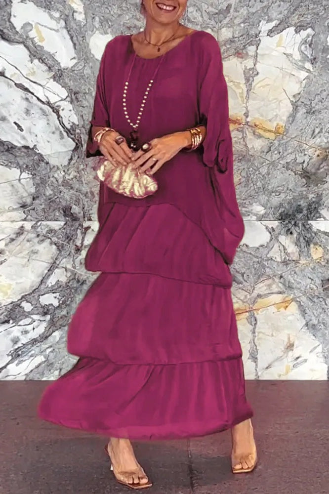 Nora Cover Dress - Scarlet