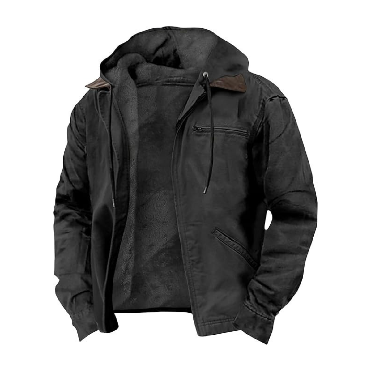 Isak™ | Warm Fleece Lined Hooded Vintage Jacket