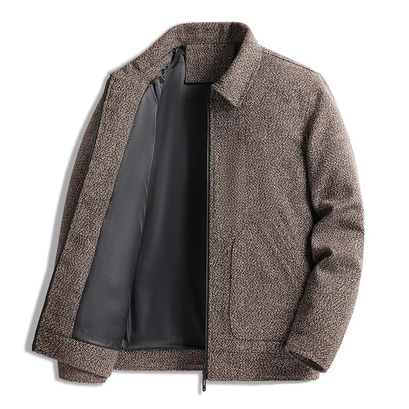 Gregory™ | Warm Classic Textured Zip Jacket