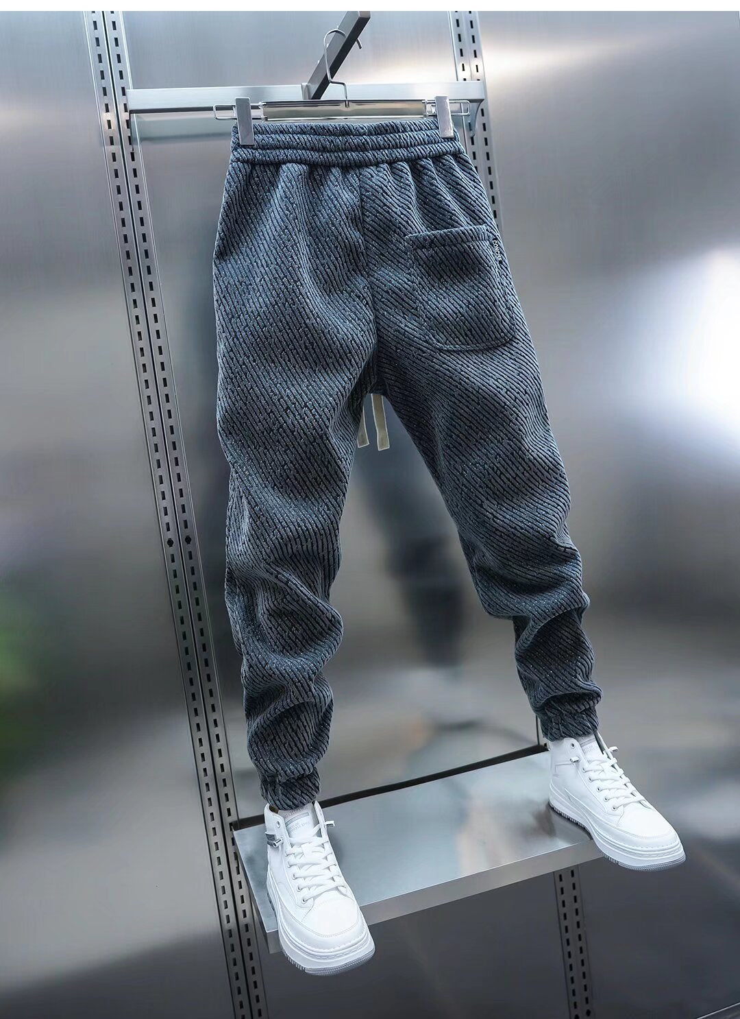 François - Casual Pants with Drawstring