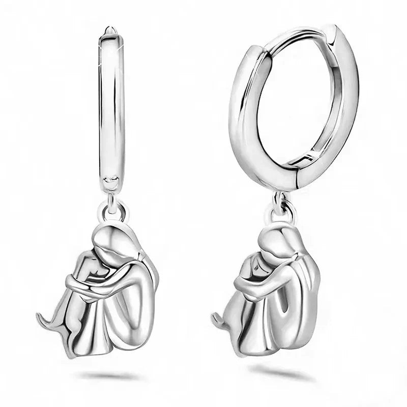 LadiVania™ | Earrings with Dog Icon (Round Closure)