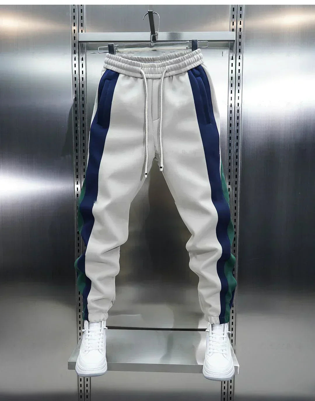 Laurent™ | Trousers with Tension and Contrasting Stripes