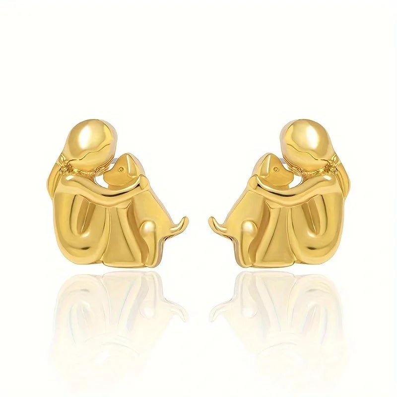 LadiVania™ | Earrings with Dog Motif – Loving Symbolism and Timeless Style
