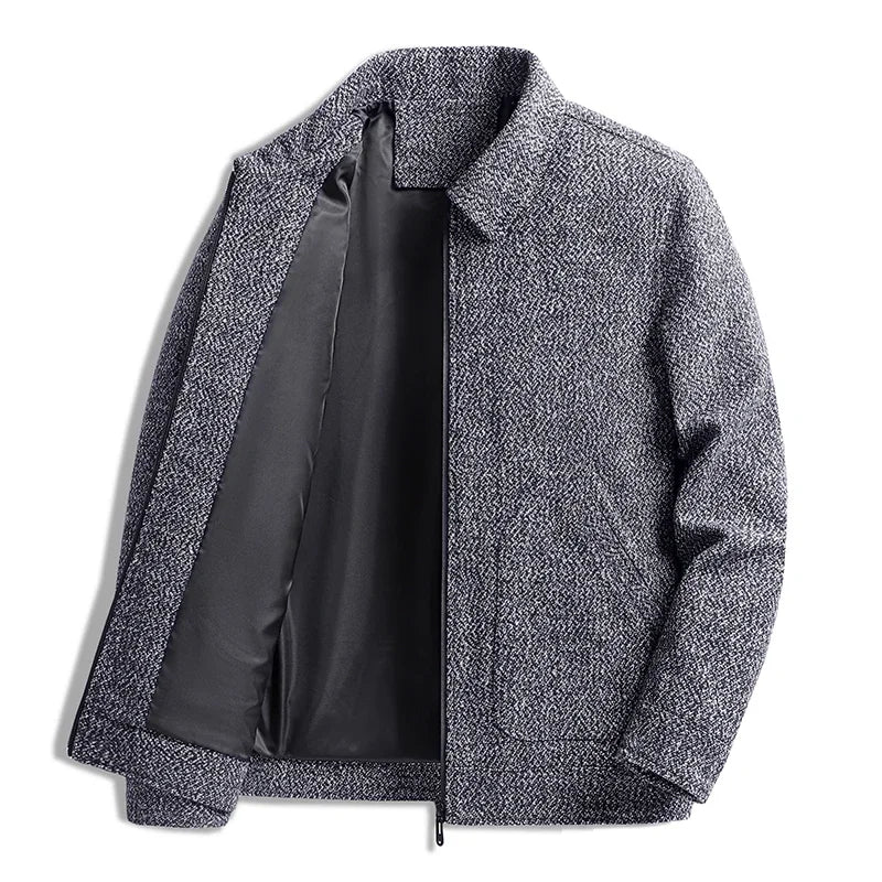 Gregory™ | Warm Classic Textured Zip Jacket