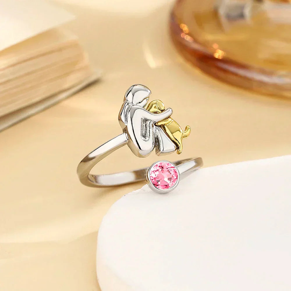 Roos™ - Ring with Dog Icon