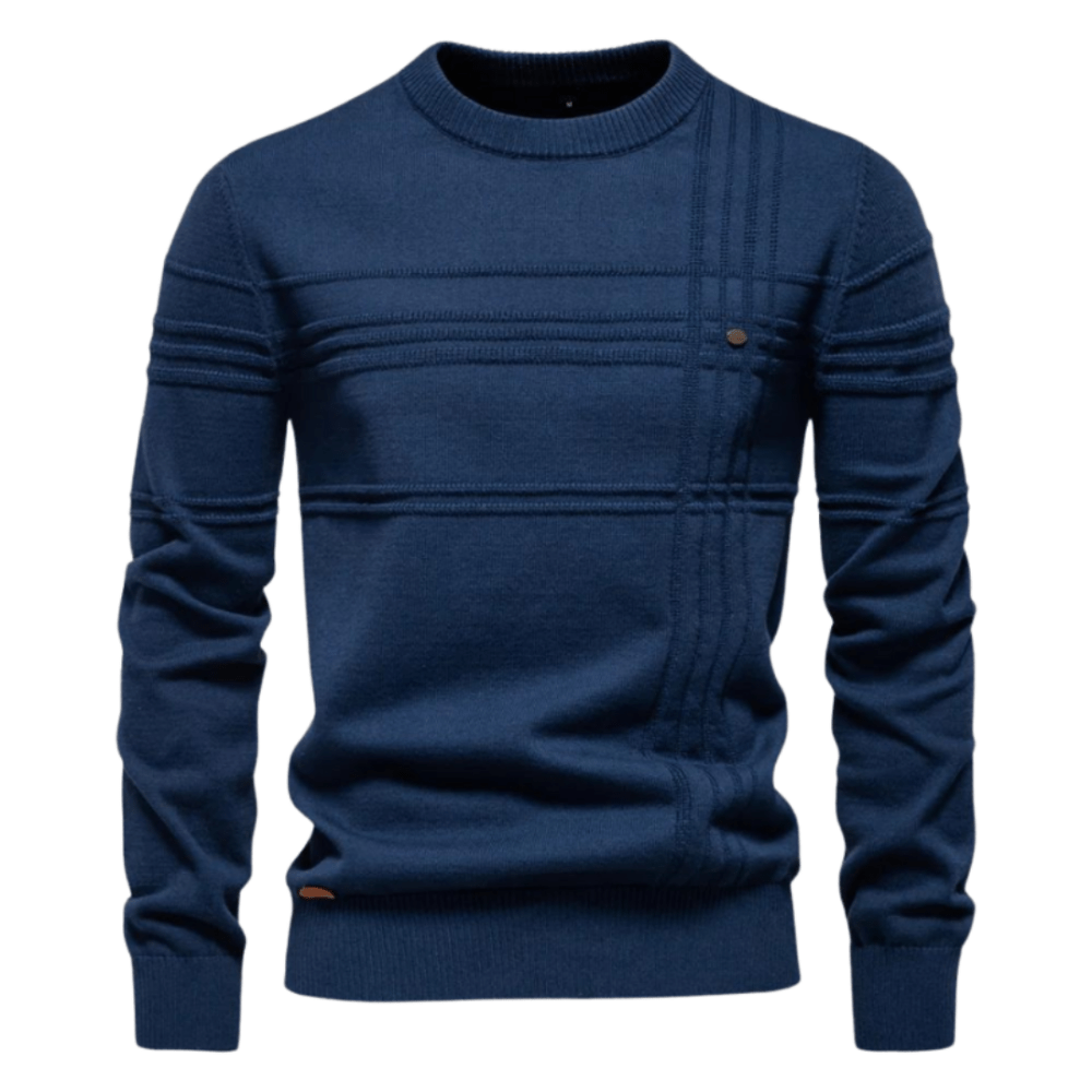 Burkhard | Stylish Men's Sweater with Check Design