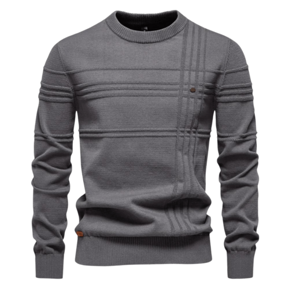 Burkhard | Stylish Men's Sweater with Check Design