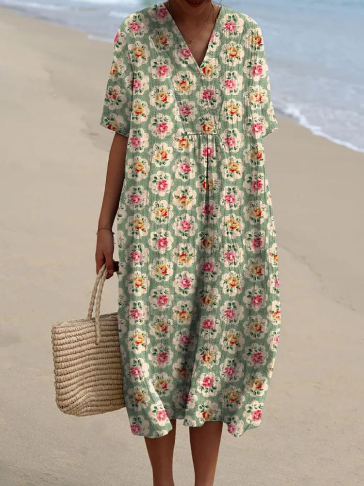 Quirine™ - Printed Dress Summer Breeze