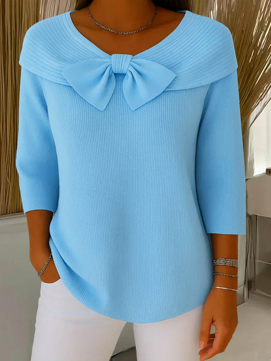 FLEUR | Elegant Top with Bow and Perfect Fit
