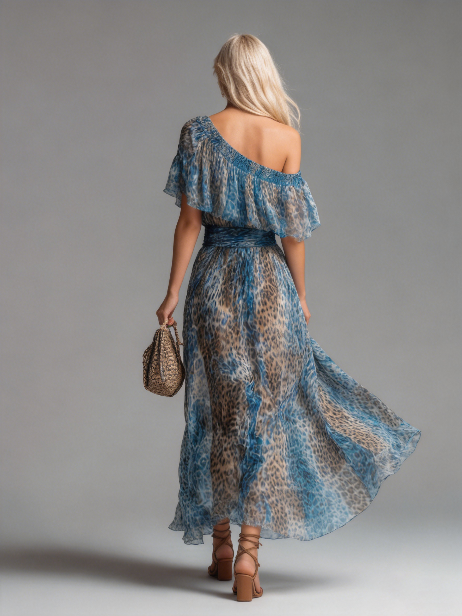 Larissa | Flowing One-Shoulder Maxi Dress