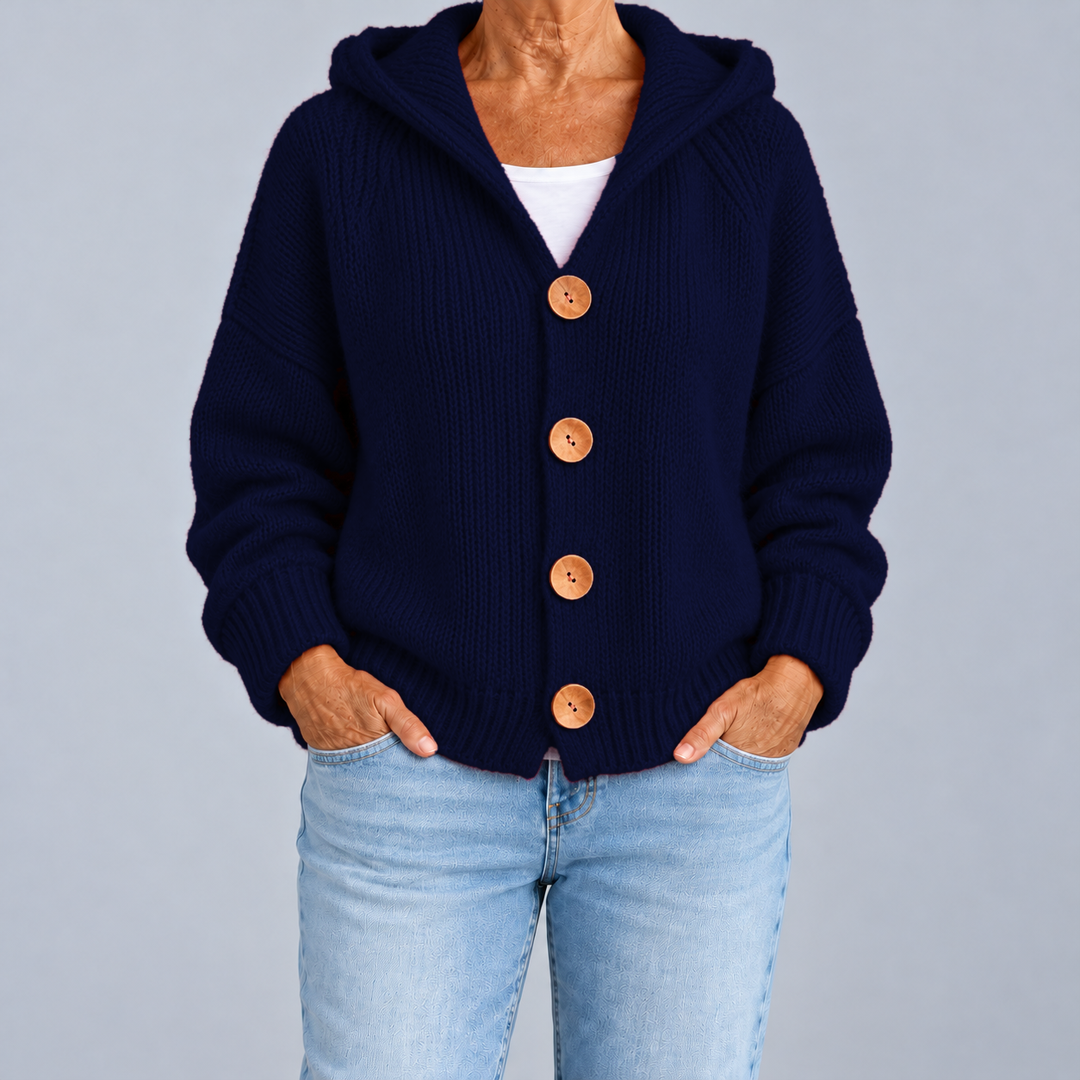 Beatrice | Oversized Hooded Cardigan