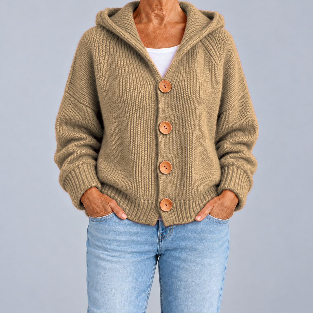 Beatrice | Oversized Hooded Cardigan