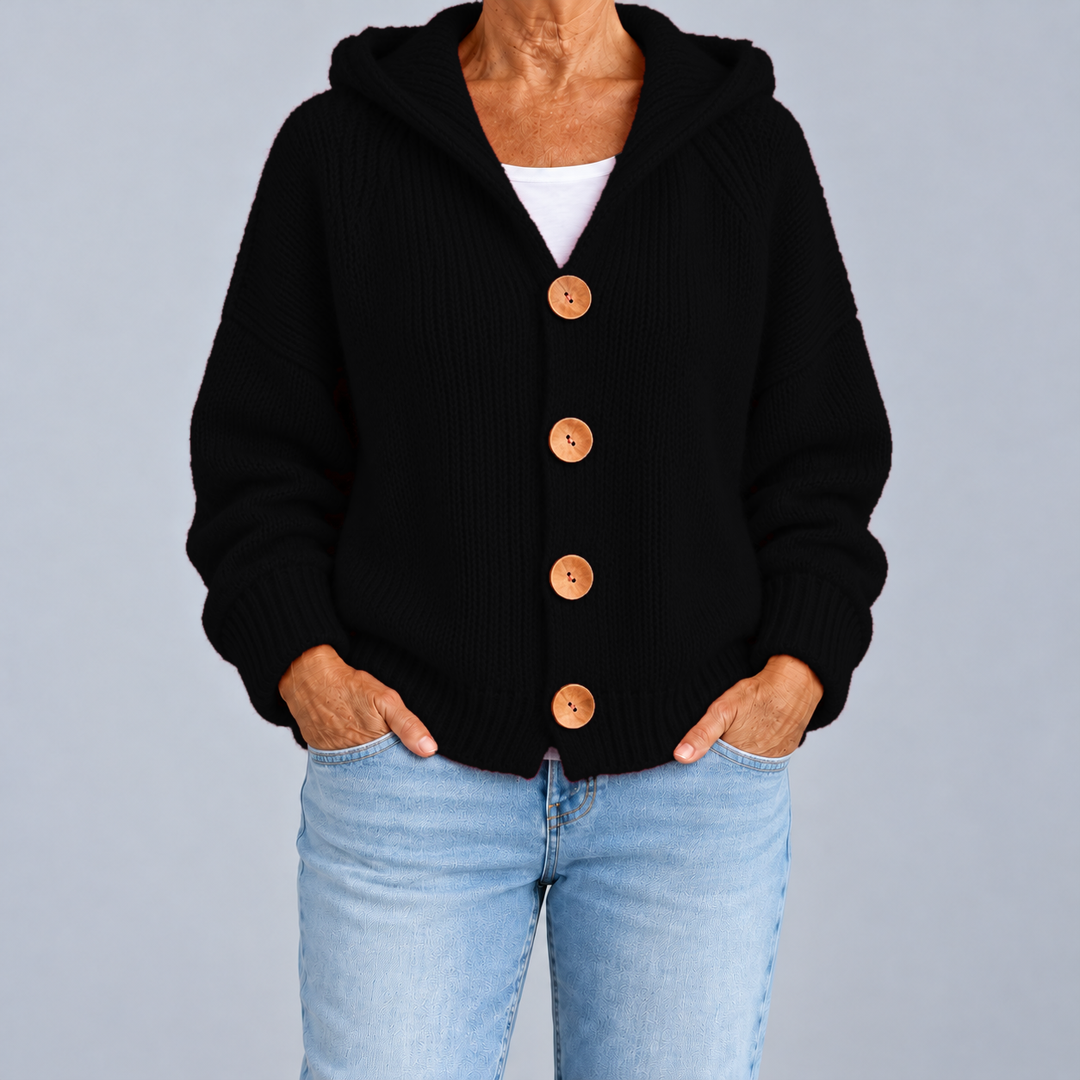 Beatrice | Oversized Hooded Cardigan