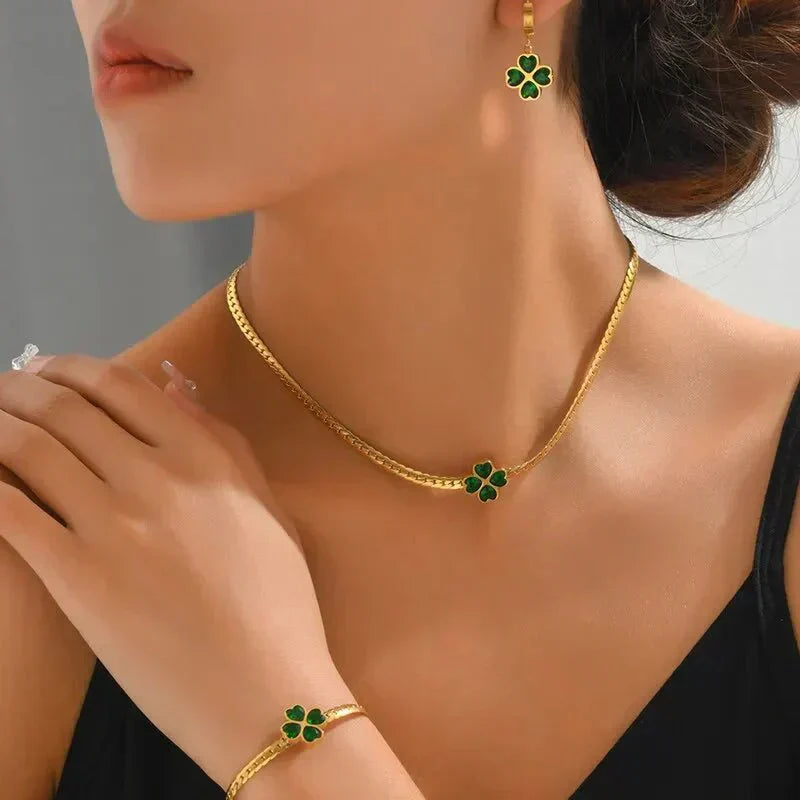 Set of Kwadrifoglio Jewelry