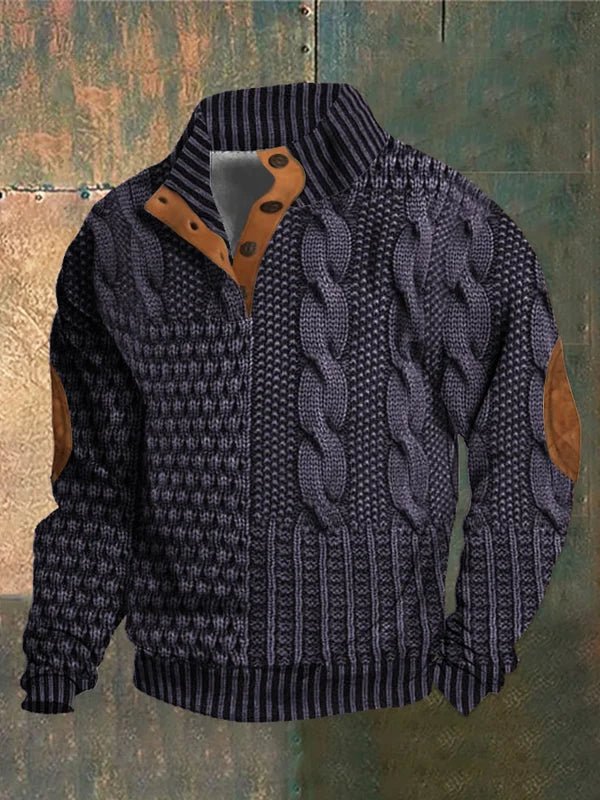 VANDER | Printed Men's Sweater with Retro Style and Ultimate Comfort