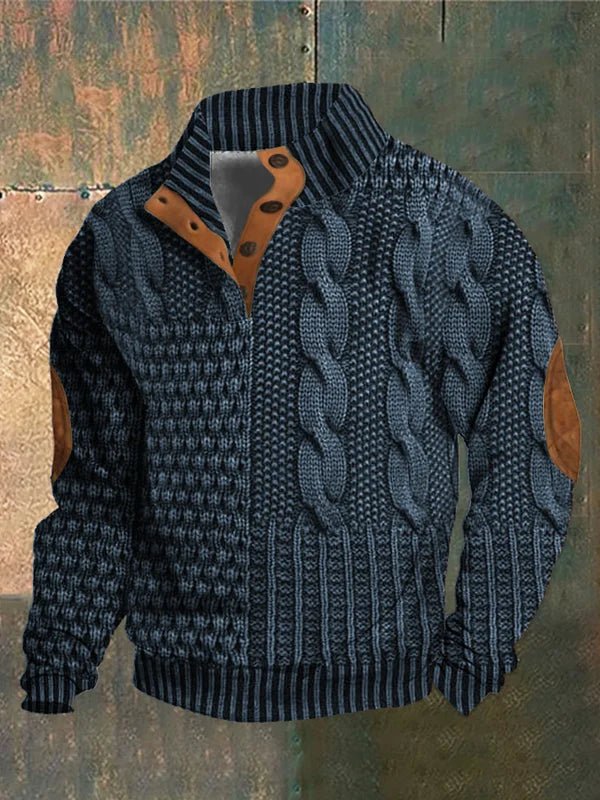 VANDER | Printed Men's Sweater with Retro Style and Ultimate Comfort