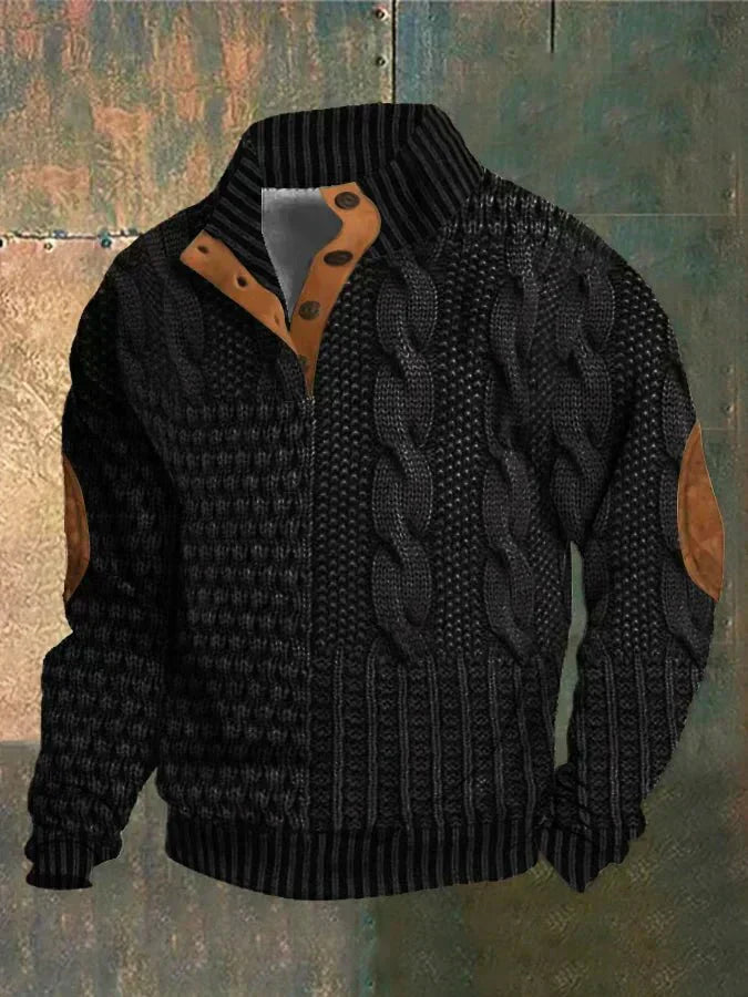 VANDER | Printed Men's Sweater with Retro Style and Ultimate Comfort