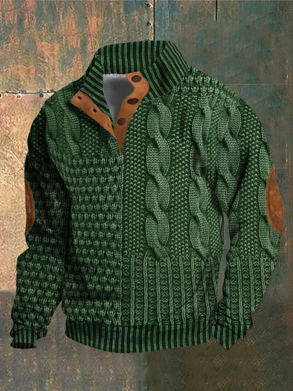 VANDER | Printed Men's Sweater with Retro Style and Ultimate Comfort