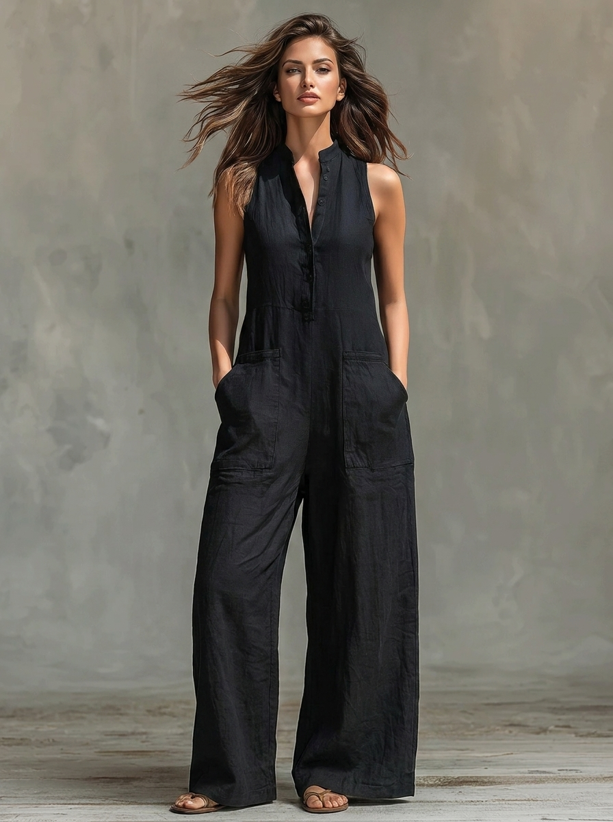 Lot || Minimalist Sleeveless Jumpsuit
