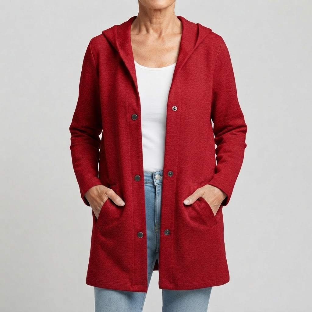 Costanza | Hooded Cardigan with Buttons