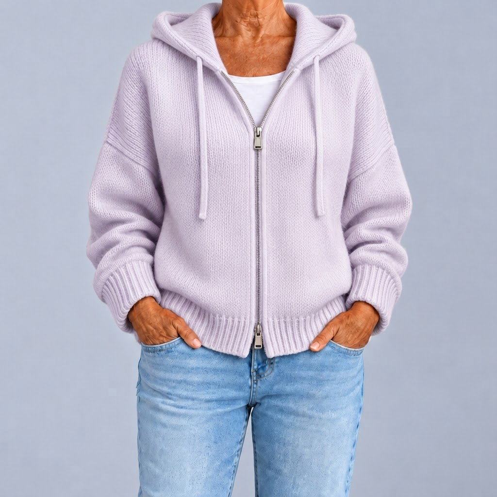 Camilla | Zip-Up Hoodie Cardigan