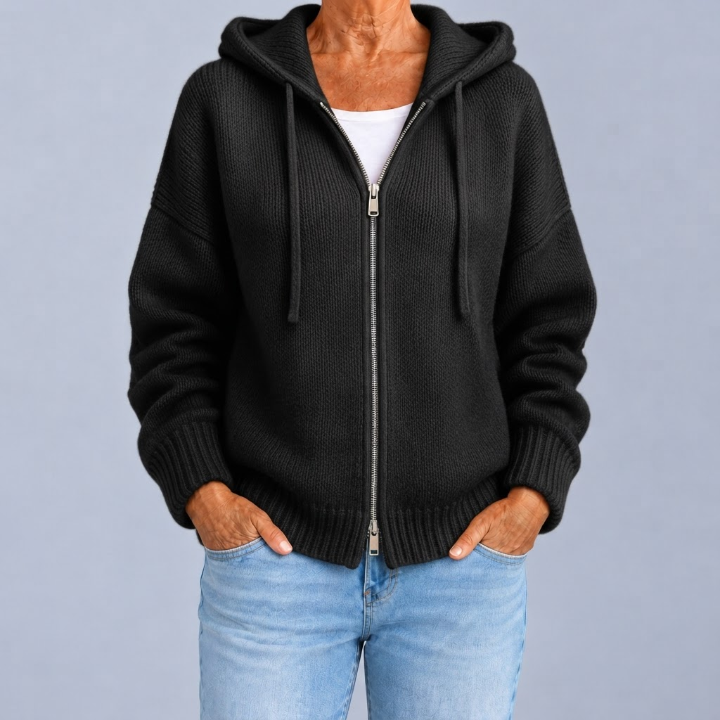 Camilla | Zip-Up Hoodie Cardigan