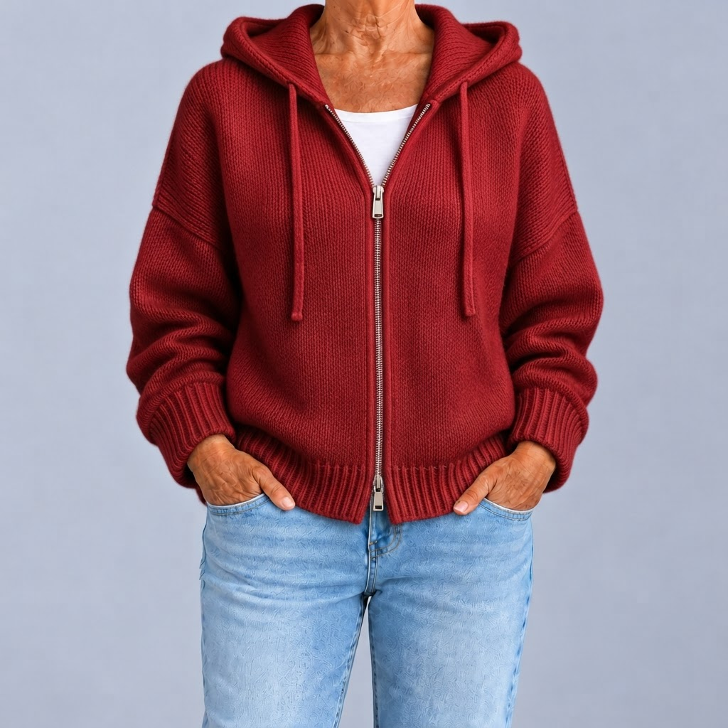 Camilla | Zip-Up Hoodie Cardigan