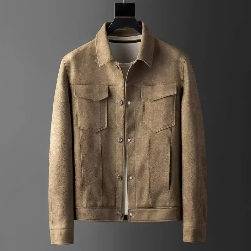Dante | Elegant Leather Effect Jacket