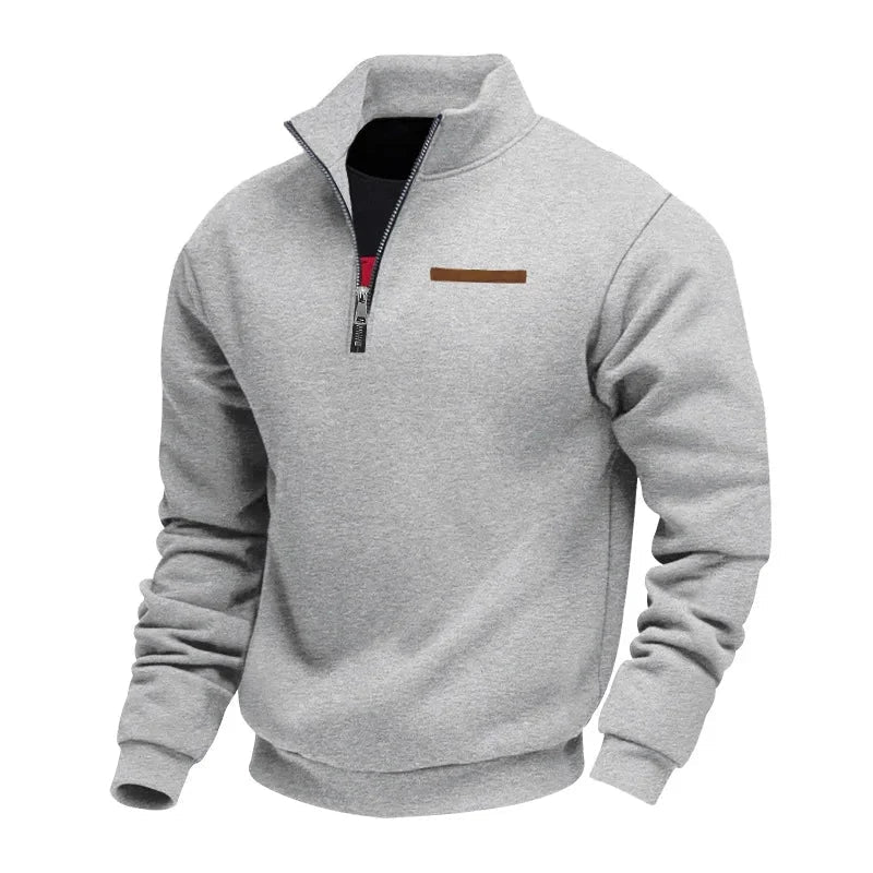 Men's Zip-Up Sweater for Designer Clothes for Men and Stylish Everyday Wear