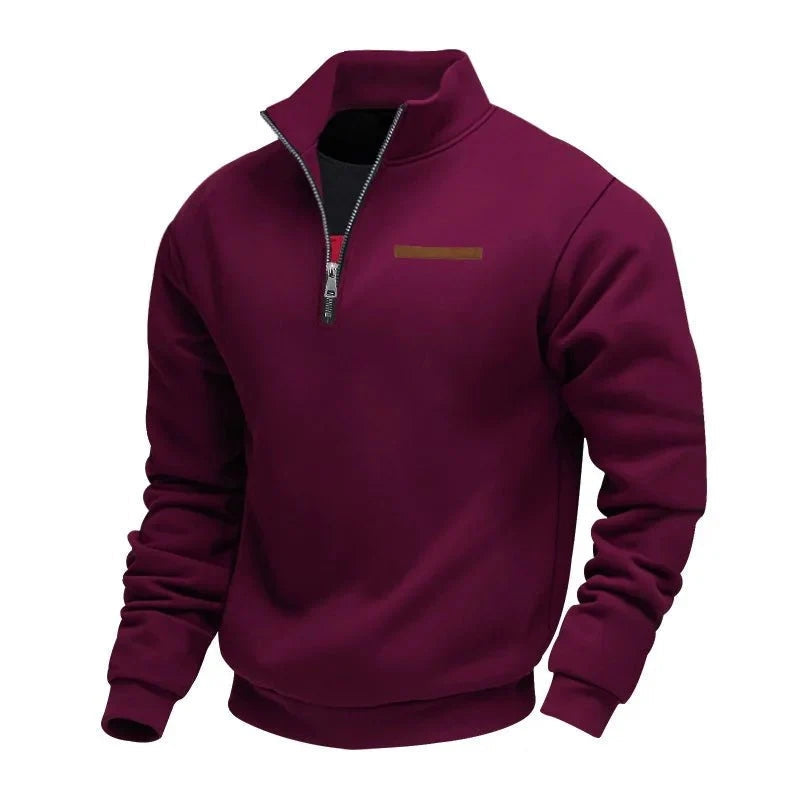 Men's Zip-Up Sweater for Designer Clothes for Men and Stylish Everyday Wear