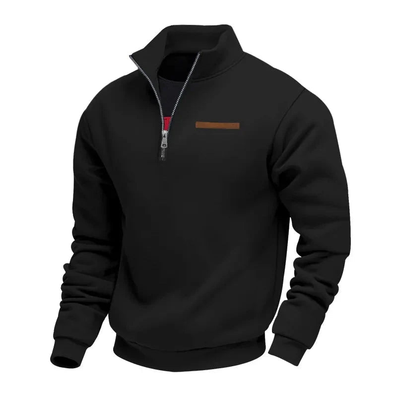 Men's Zip-Up Sweater for Designer Clothes for Men and Stylish Everyday Wear