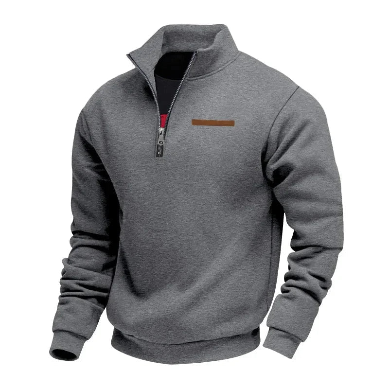 Men's Zip-Up Sweater for Designer Clothes for Men and Stylish Everyday Wear