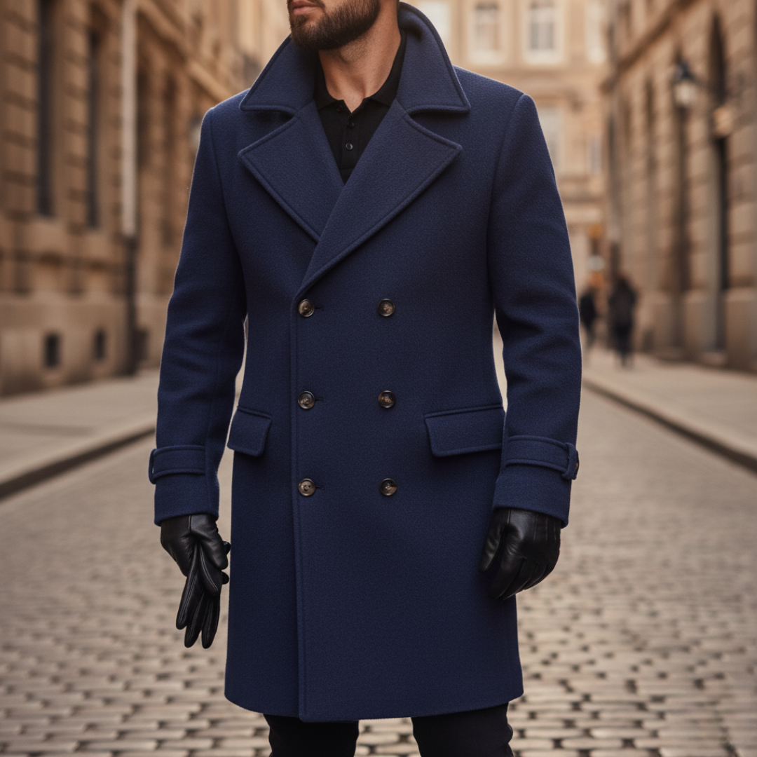 Marcello | Elegant Winter Overcoat with Tailored Fit for Day and City