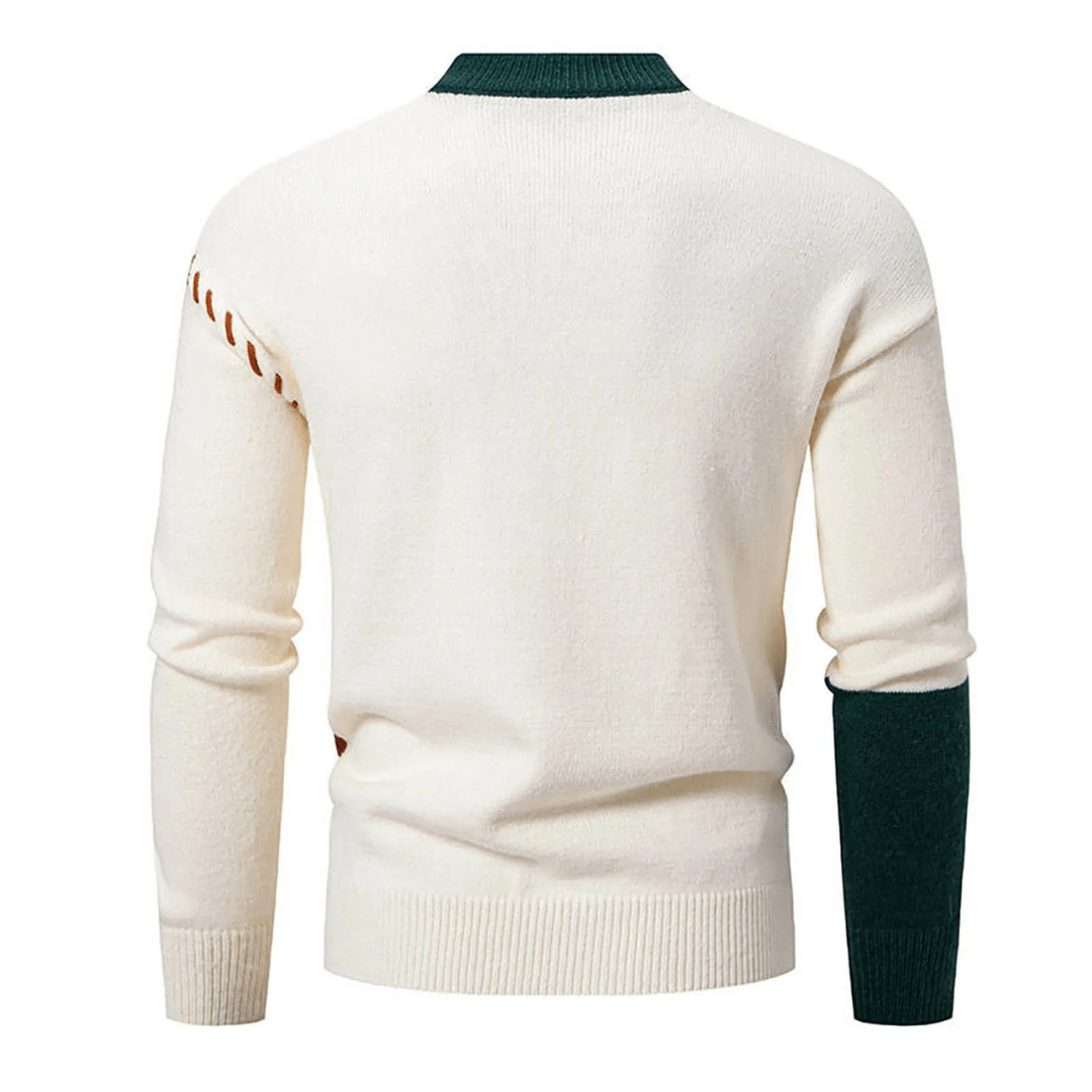 Patchwork | Elegant and Fashionable Winter Sweater