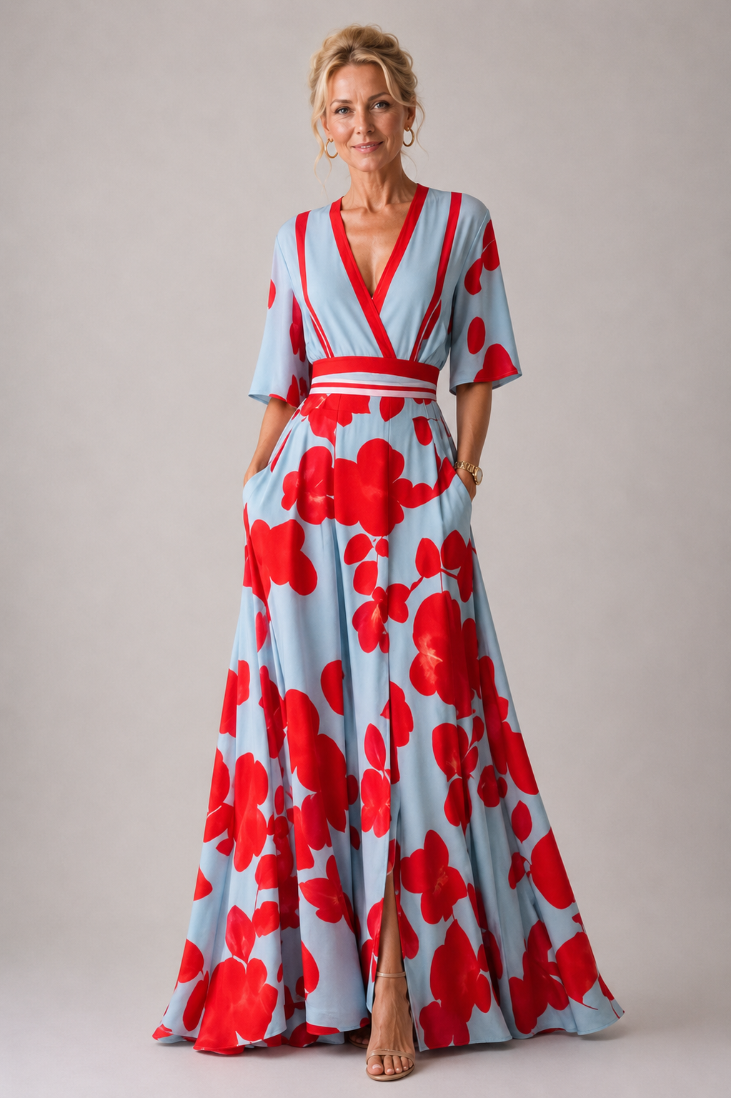 Sabina | Refined Dress with Floral Print