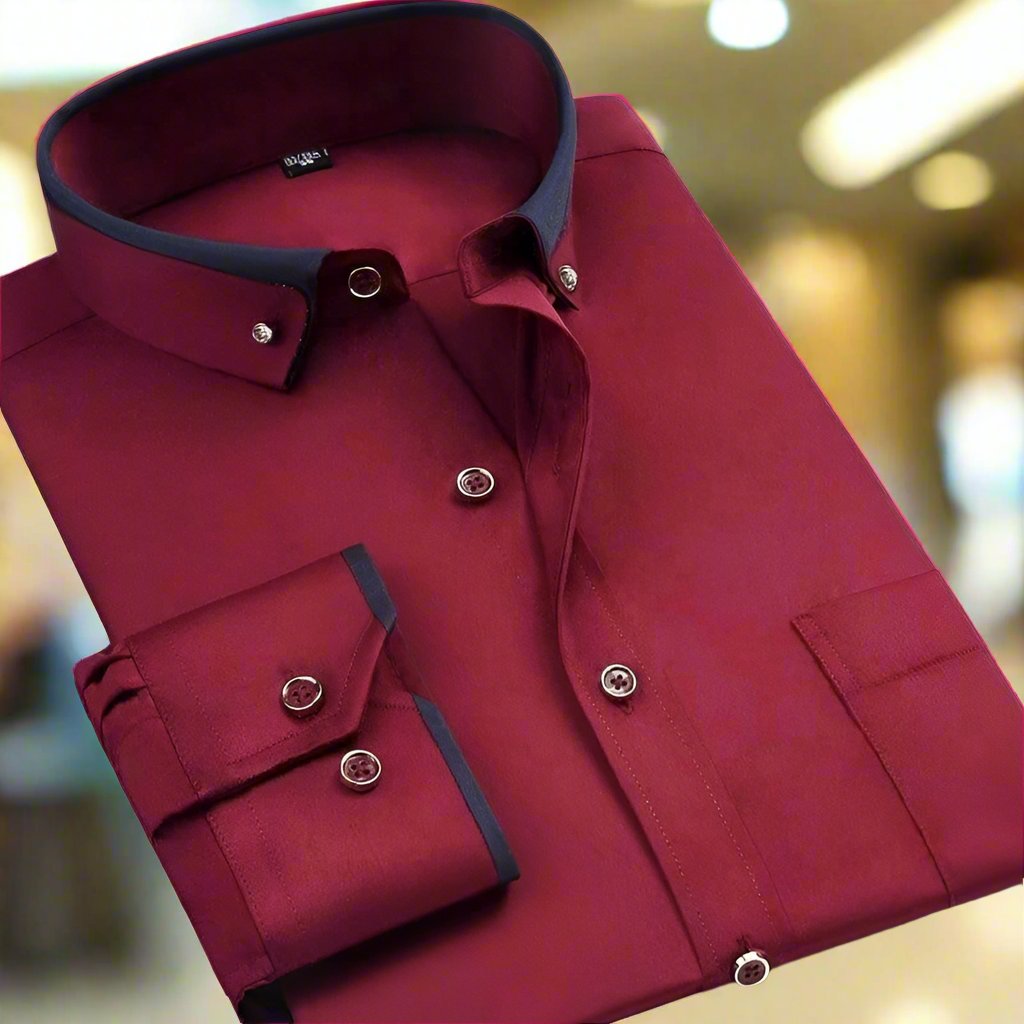 Adalbert | Classic Cotton Long Sleeve Shirt