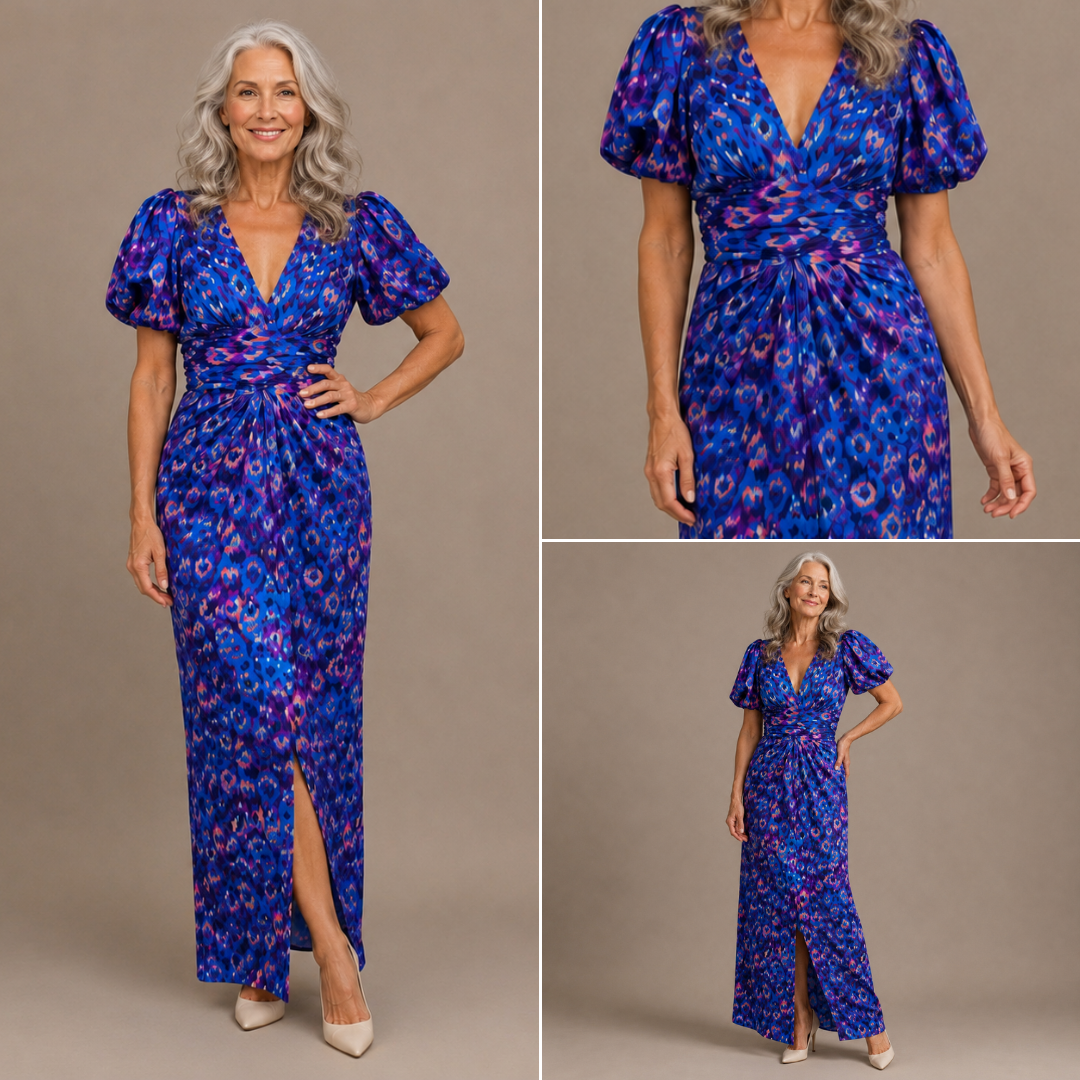 Kate | Elegant Dress with Pleated Sleeves